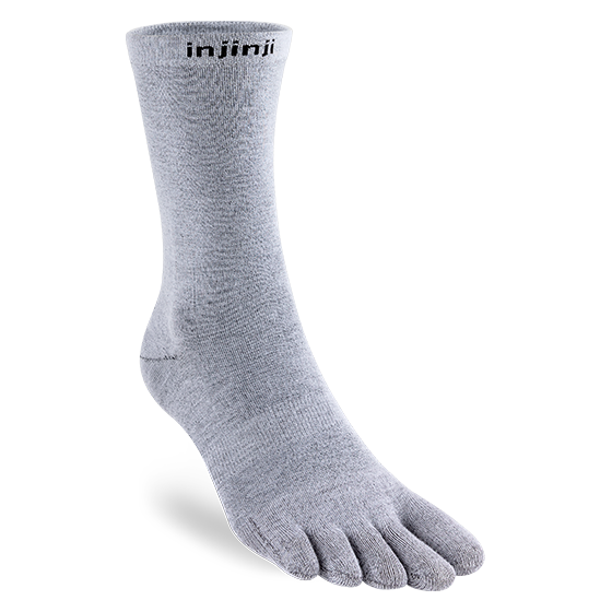 Injinji Liner Crew in Gray