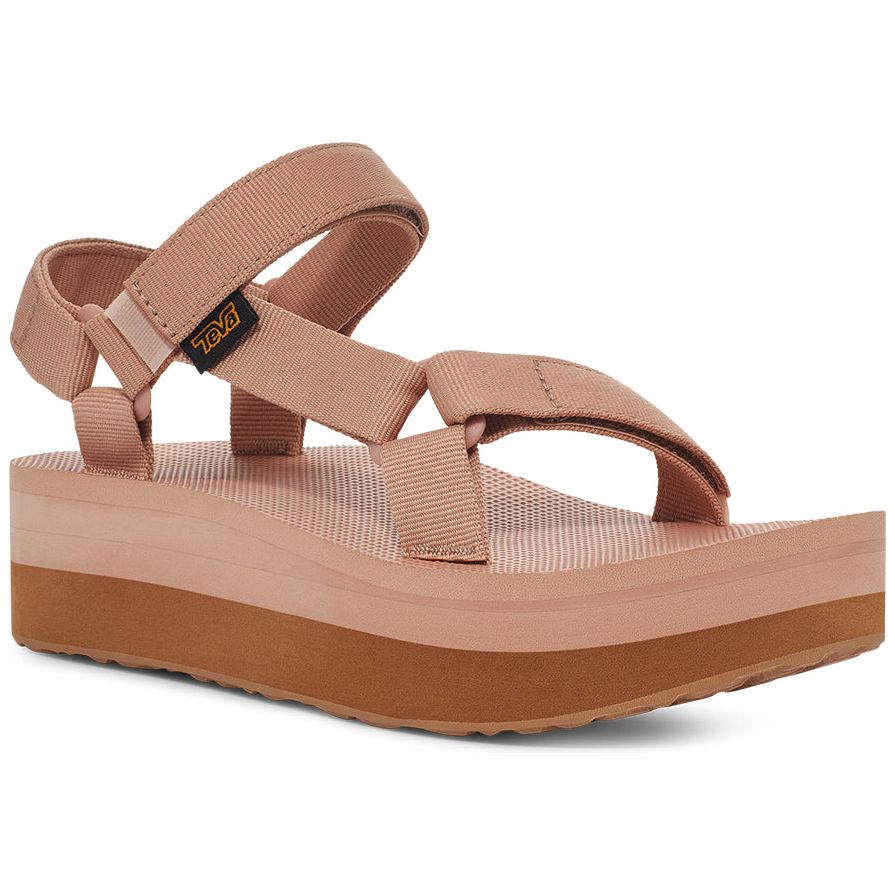 Teva Women's Flatform Universal Sandal in Maple Sugar Lion Women's Footwear