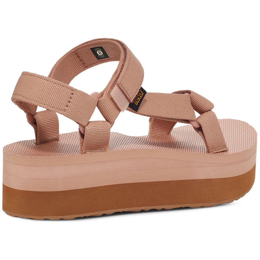 Teva Women's Flatform Universal Sandal in Maple Sugar Lion Women's Footwear