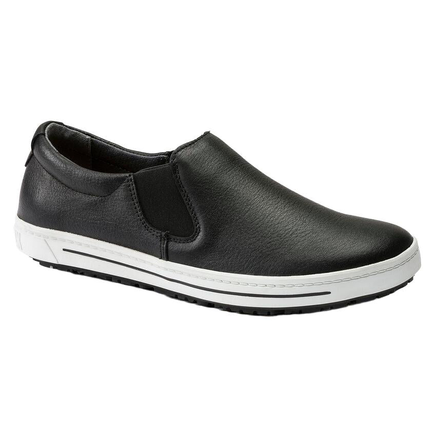 Birkenstock QO 400 Leather Safety Shoe in Black Unisex Footwear