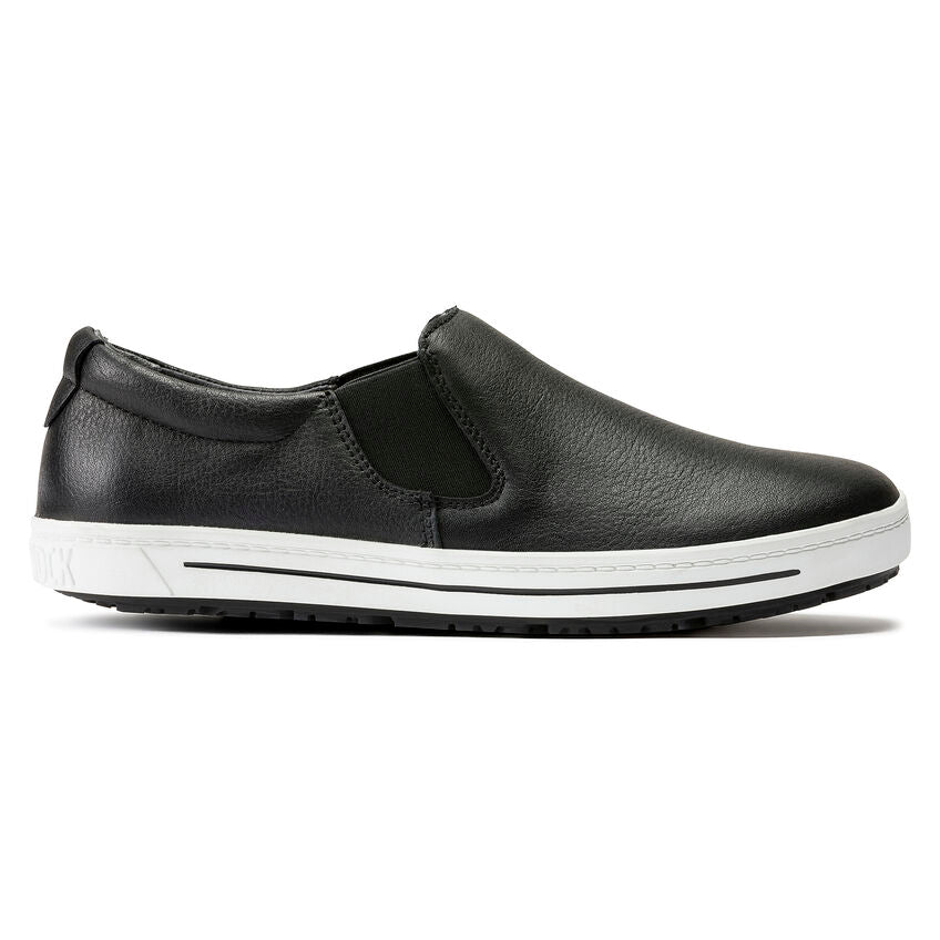 Birkenstock QO 400 Leather Safety Shoe in Black Unisex Footwear