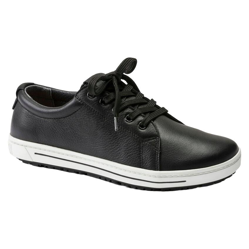 Birkenstock QO 500 Leather Safety Shoe in Black Unisex Footwear