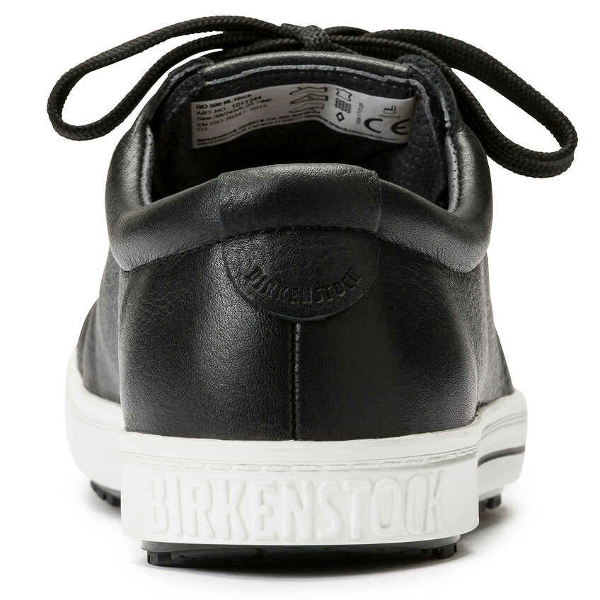 Birkenstock QO 500 Leather Safety Shoe in Black Unisex Footwear