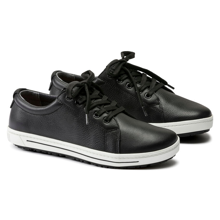 Birkenstock QO 500 Leather Safety Shoe in Black Unisex Footwear