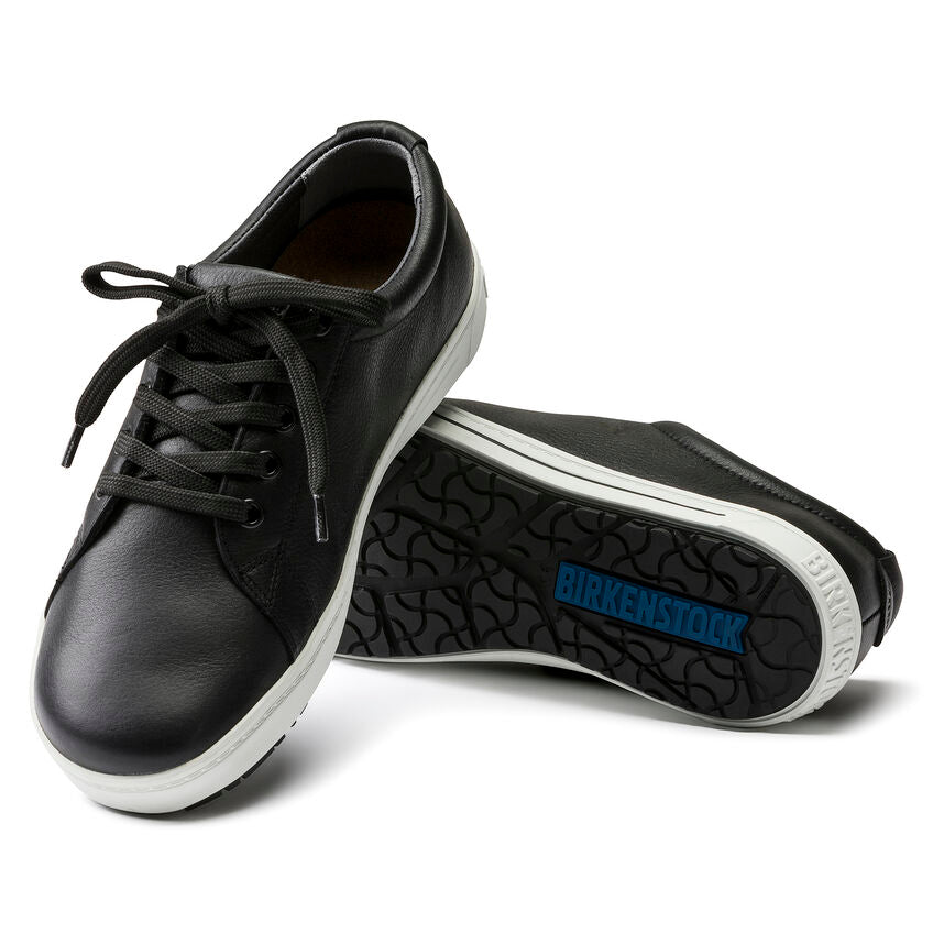 Birkenstock QO 500 Leather Safety Shoe in Black Unisex Footwear