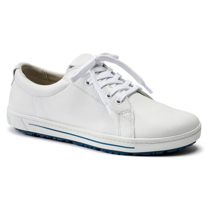 Birkenstock QO 500 Leather Safety Shoe in White Unisex Footwear