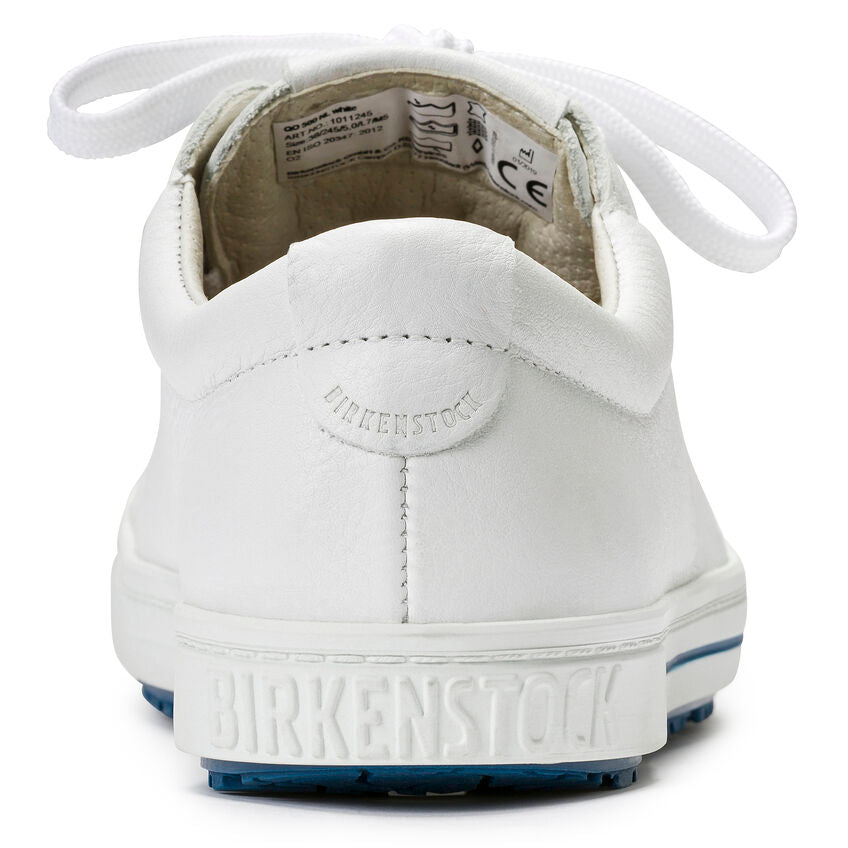 Birkenstock QO 500 Leather Safety Shoe in White Unisex Footwear