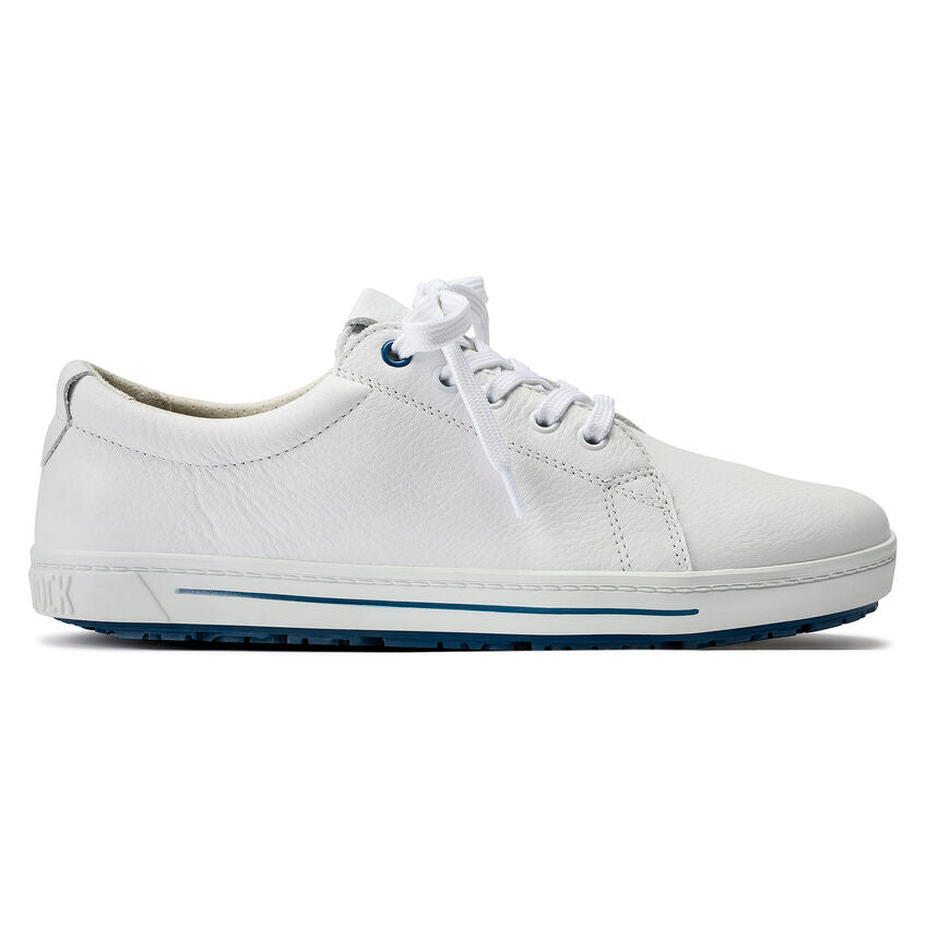 Birkenstock QO 500 Leather Safety Shoe in White Unisex Footwear