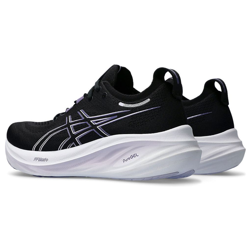Asics Women's Gel-Nimbus 26 in Black Dusty Purple Shoes