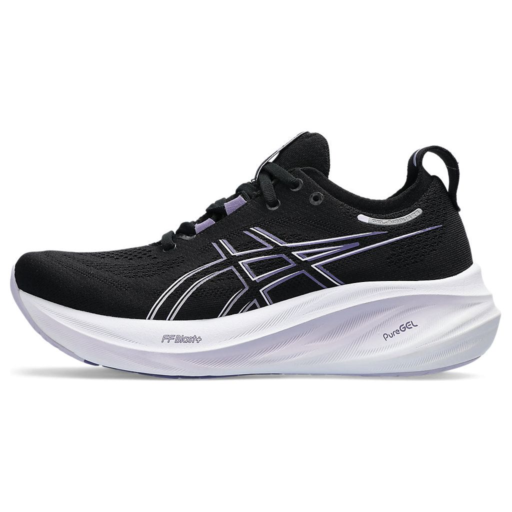 Asics Women's Gel-Nimbus 26 in Black Dusty Purple Shoes