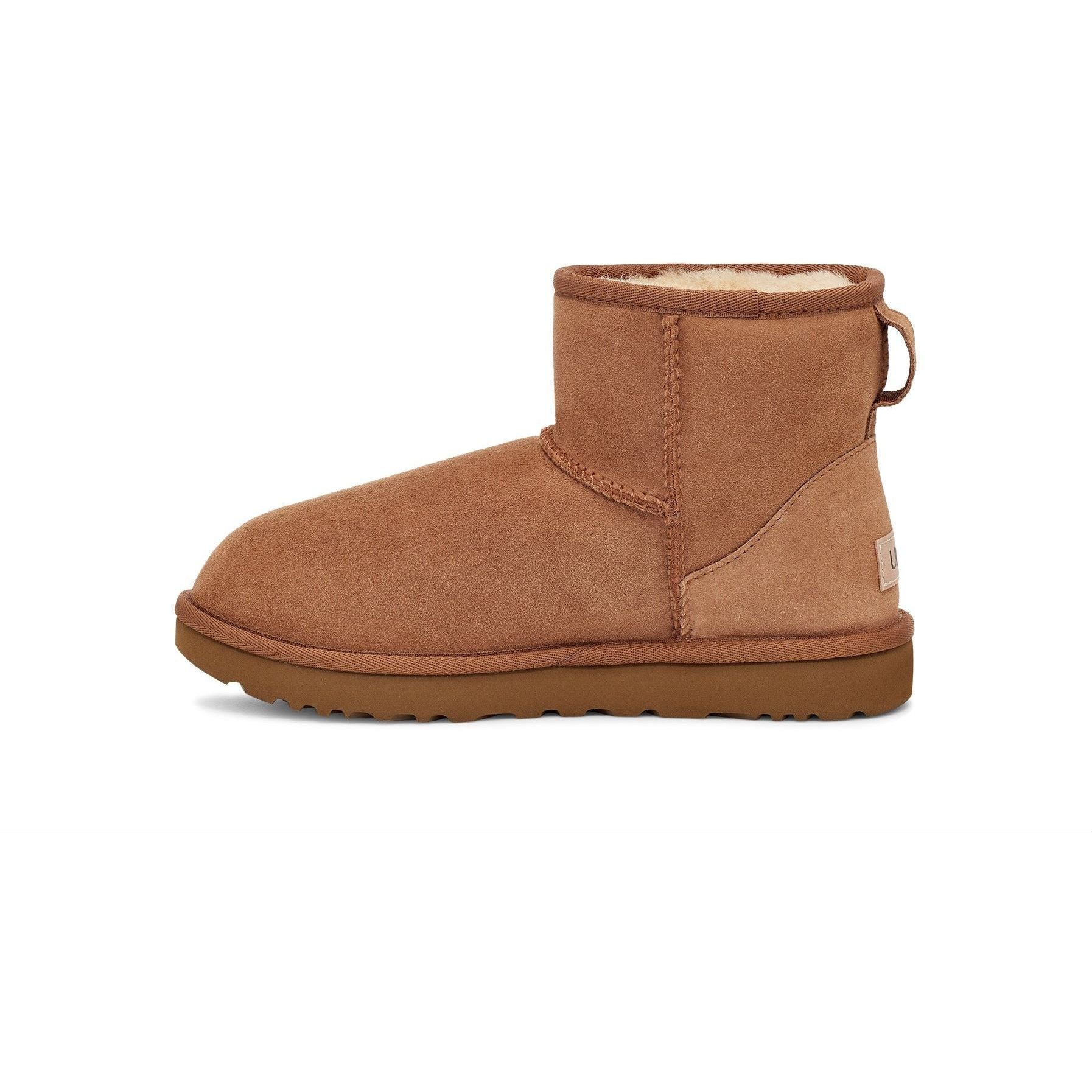 UGG Women's Classic Mini II Boot in Chestnut-Footprint USA