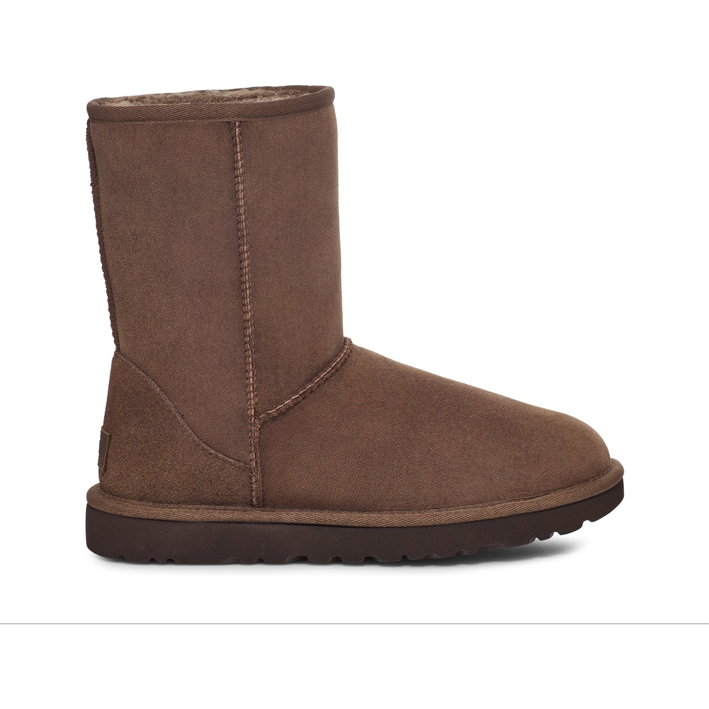 UGG Women's Classic Short II Boot in Burnt Cedar-Footprint USA