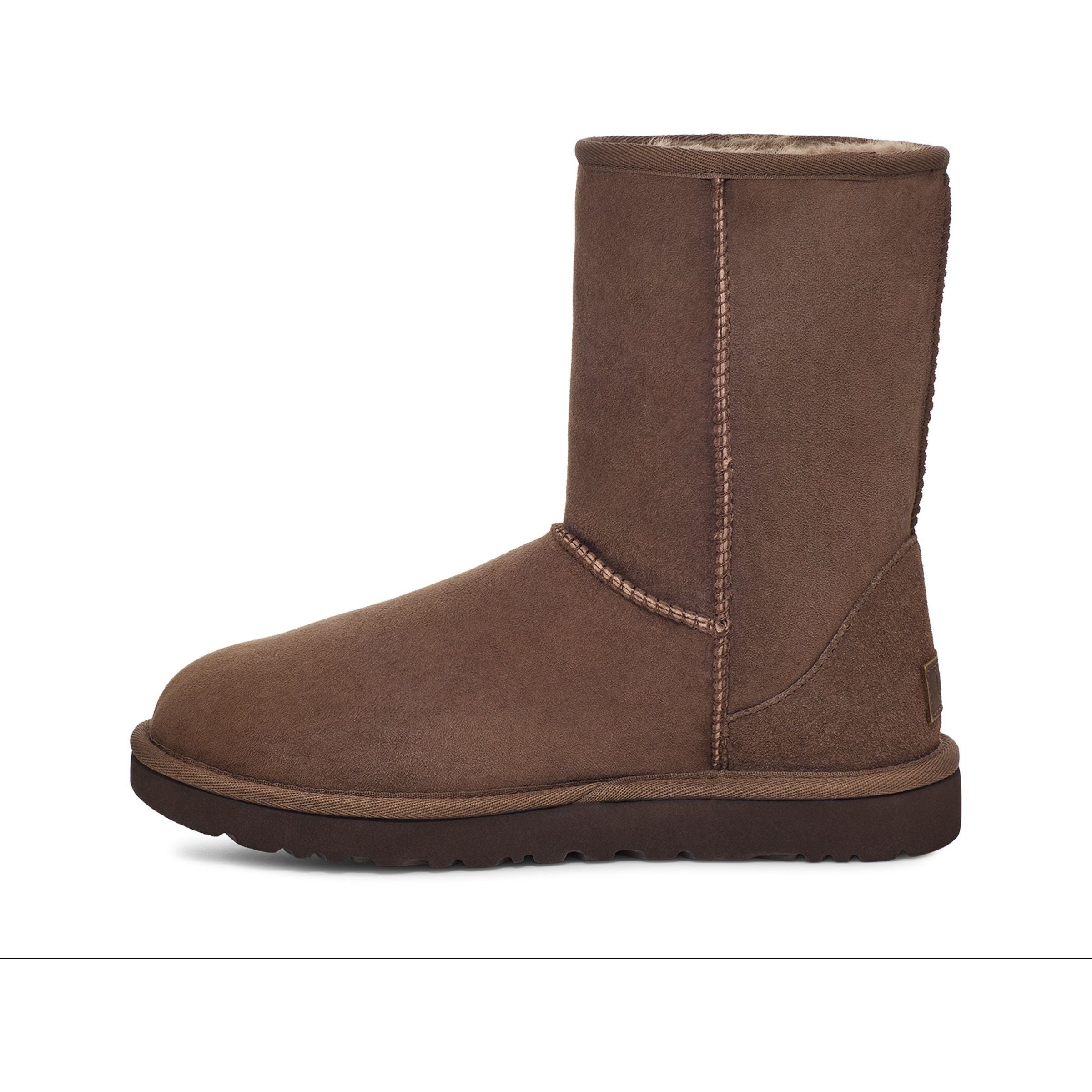 UGG Women's Classic Short II Boot in Burnt Cedar-Footprint USA