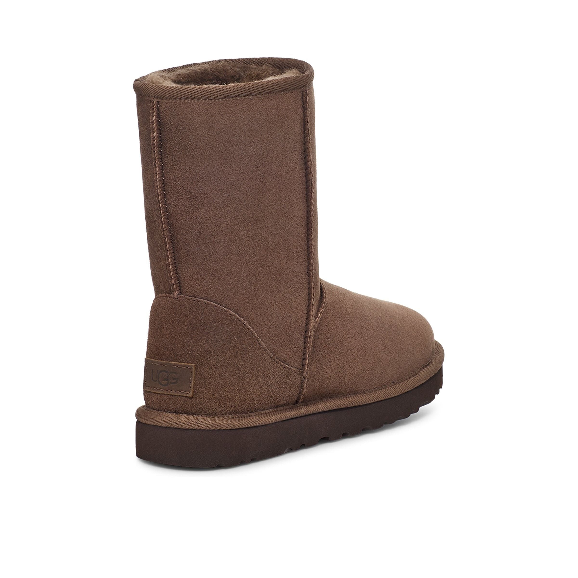 UGG Women's Classic Short II Boot in Burnt Cedar-Footprint USA