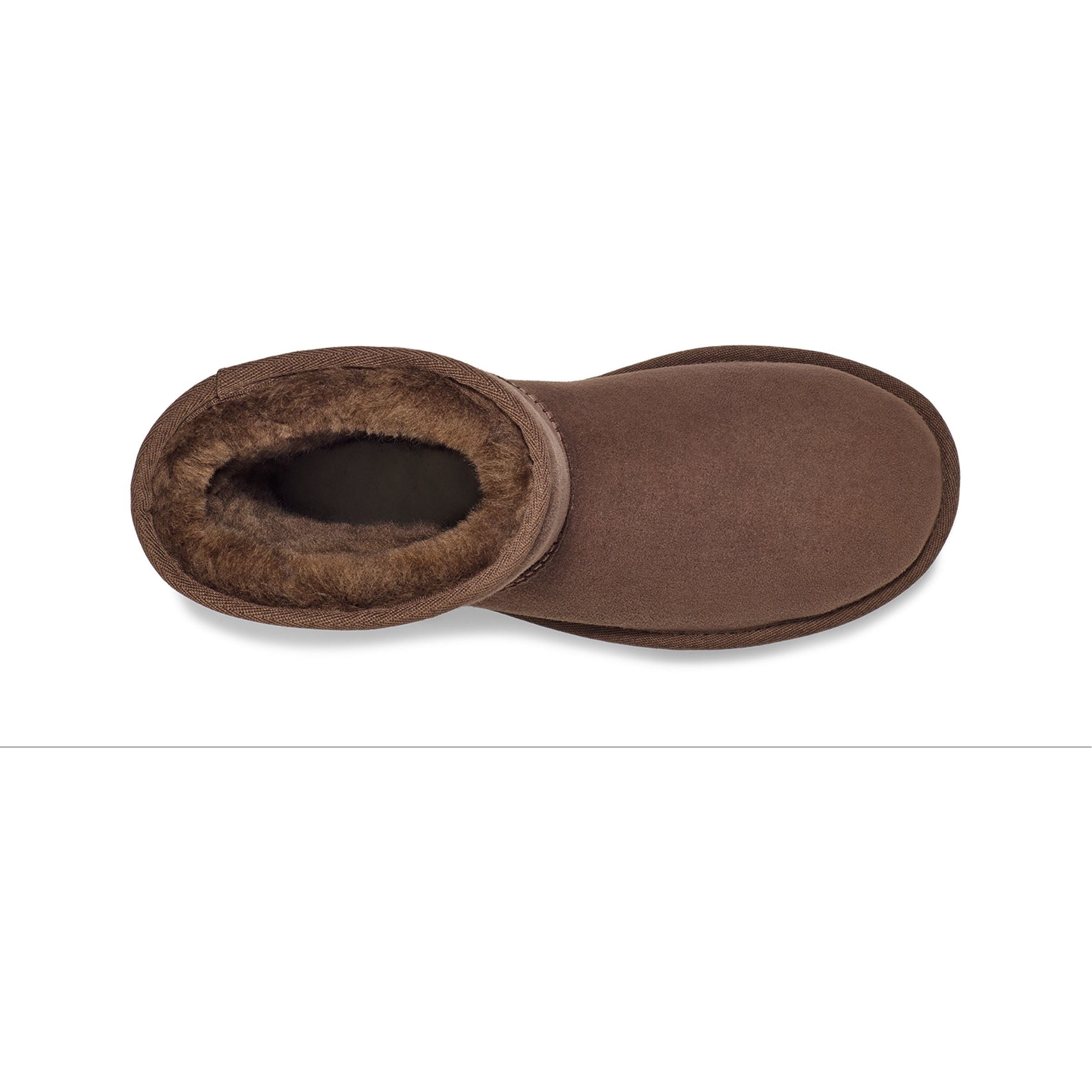 UGG Women's Classic Short II Boot in Burnt Cedar-Footprint USA