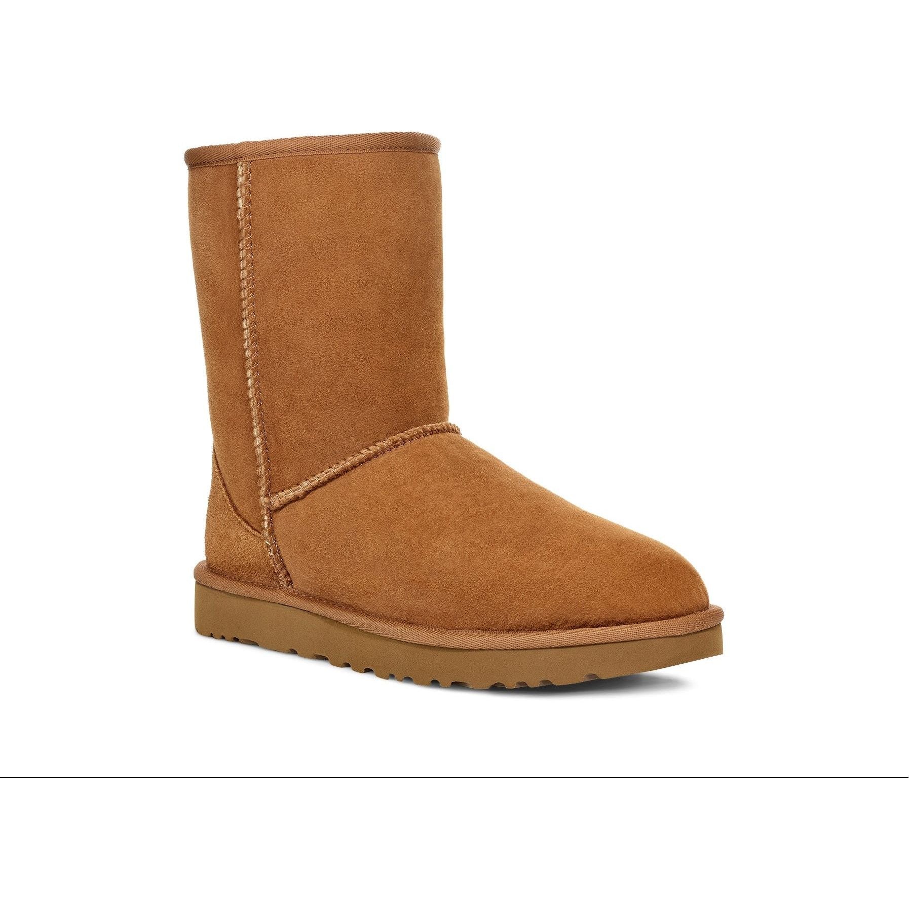 UGG Women's Classic Short II Boot in Chestnut-Footprint USA