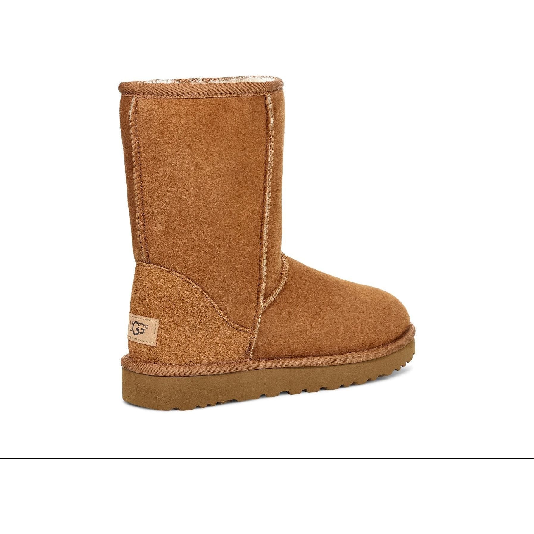 UGG Women's Classic Short II Boot in Chestnut-Footprint USA