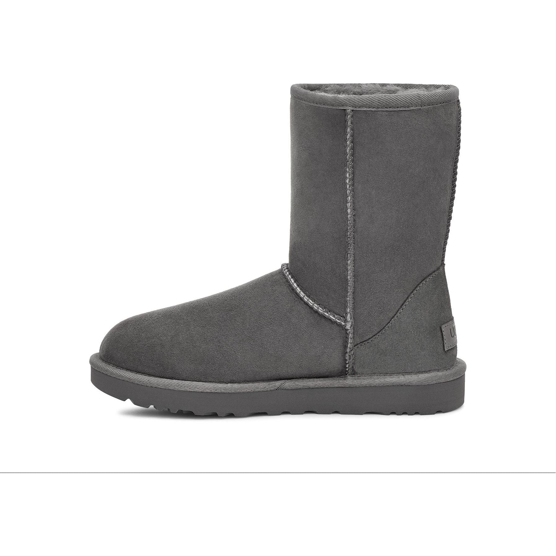 UGG Women's Classic Short II in Grey-Footprint USA