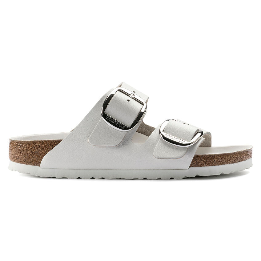 Birkenstock Arizona Big Buckle Oiled Leather in White Women's Footwear