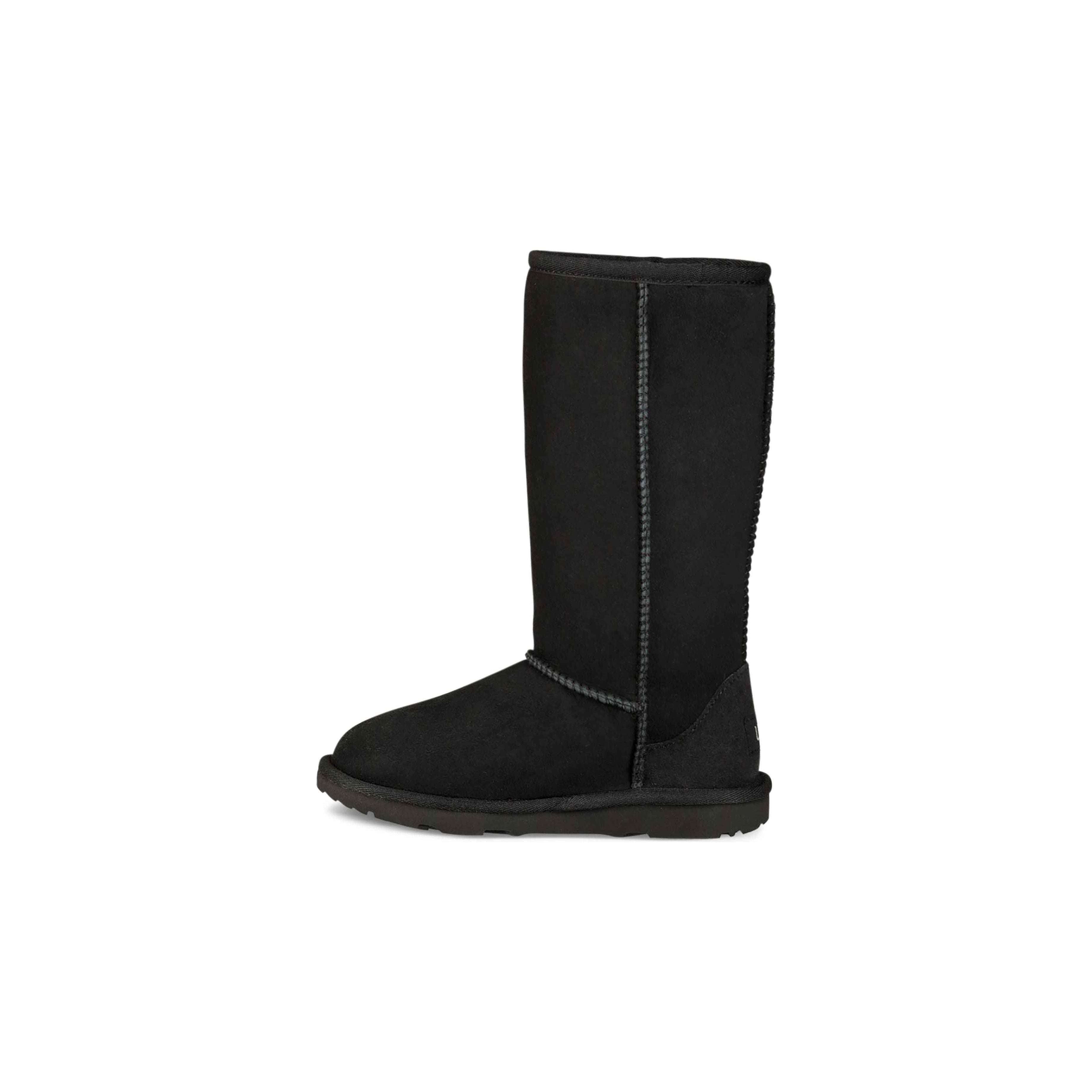 UGG Kids Classic II Tall Boot in Black Kid's Boots