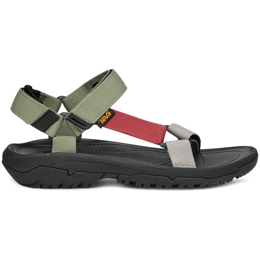 Teva Men's Hurricane XLT2 Sandal in Olivine Brick Red Multi Men's Footwear