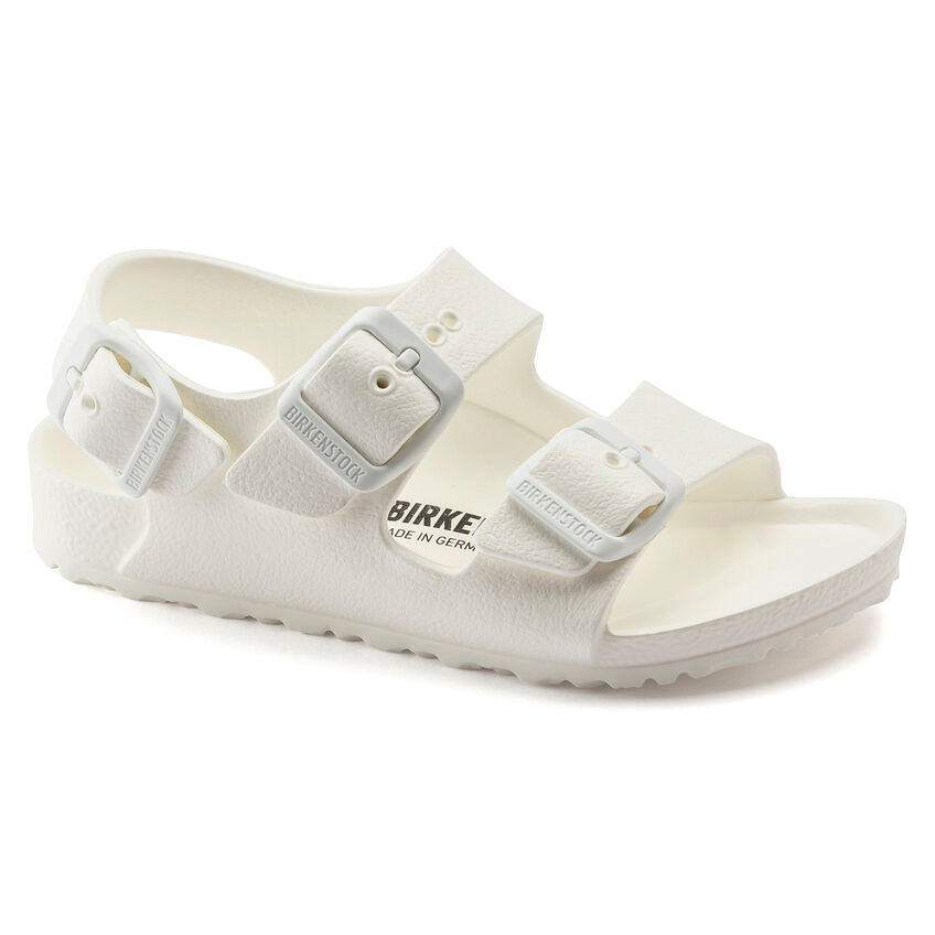 Birkenstock Kid's Milano Essentials EVA in White Kid
