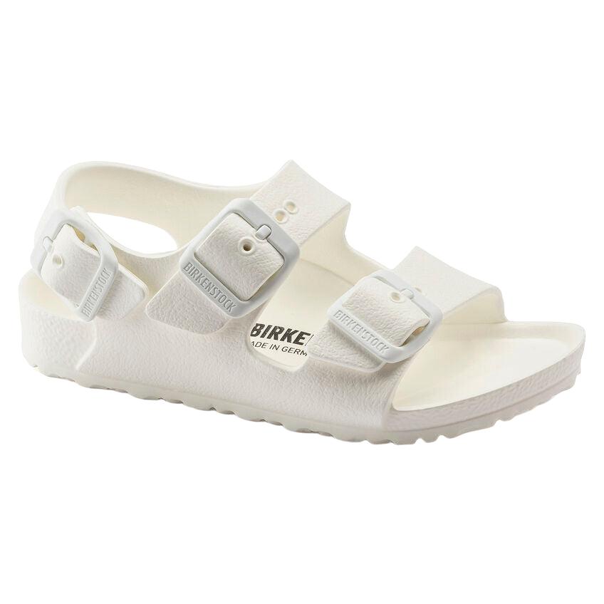 Birkenstock Kid's Milano Essentials EVA in White Kid