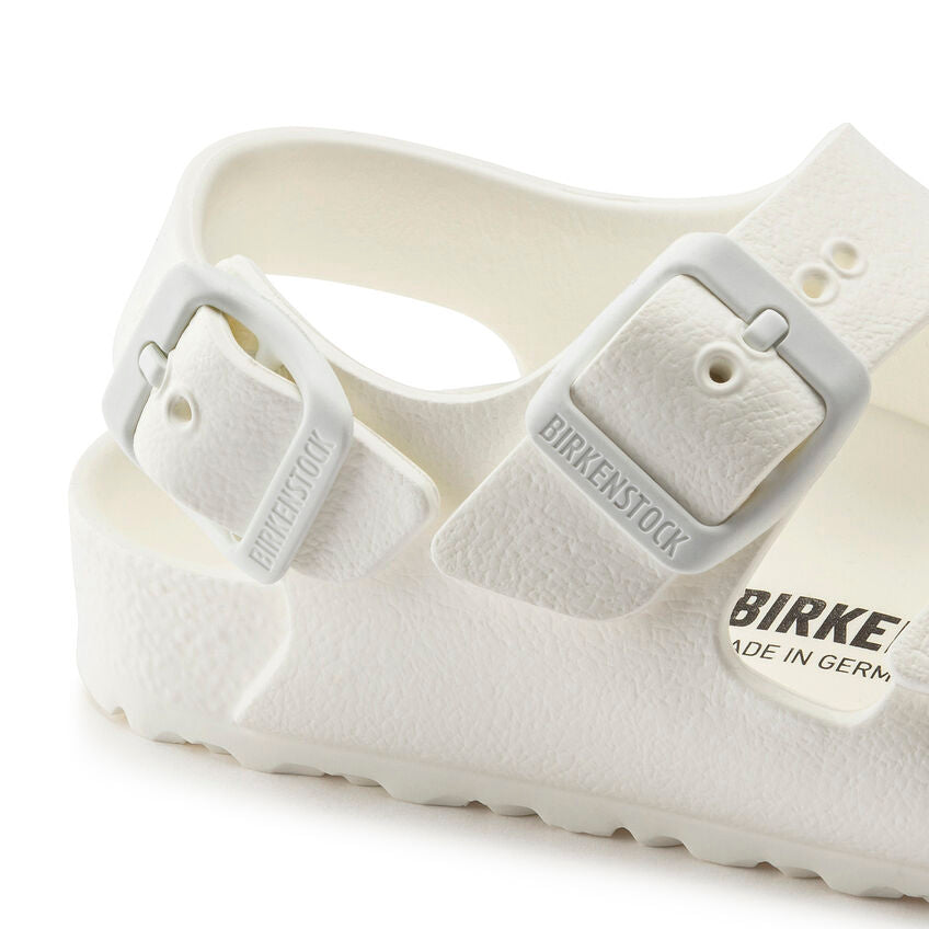 Birkenstock Kid's Milano Essentials EVA in White Kid