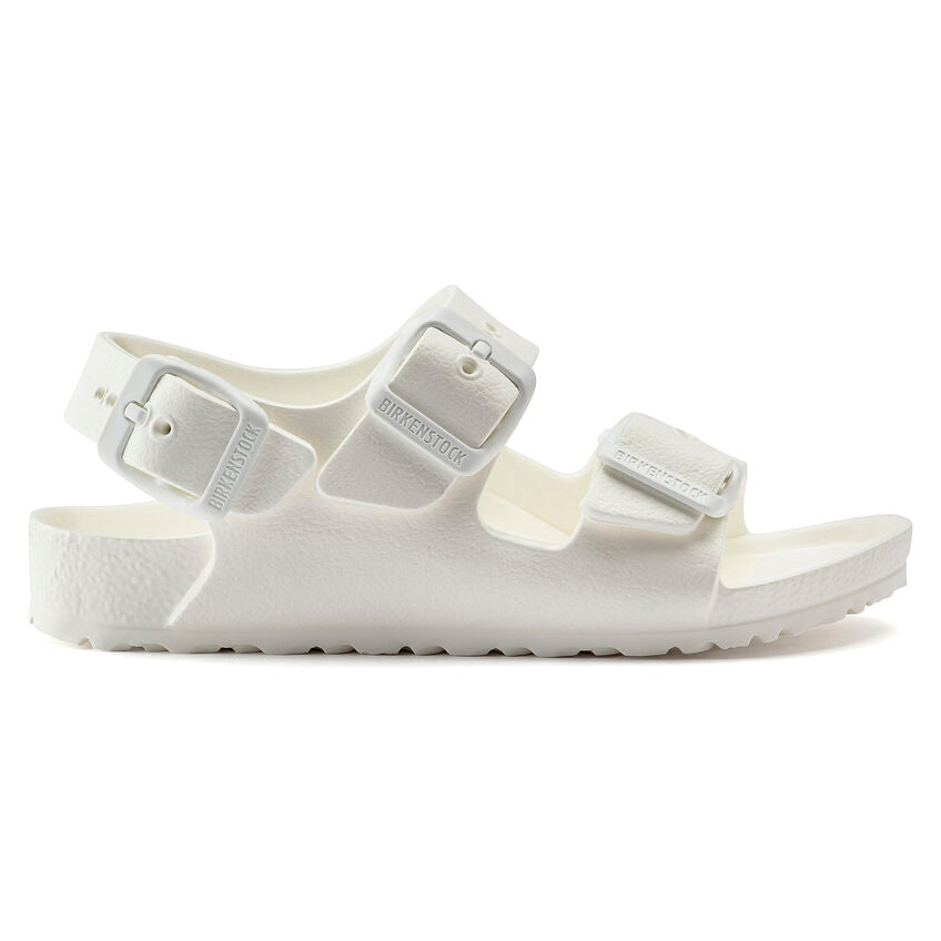 Birkenstock Kid's Milano Essentials EVA in White Kid