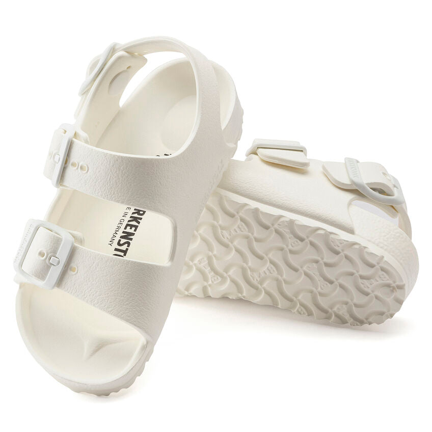 Birkenstock Kid's Milano Essentials EVA in White Kid