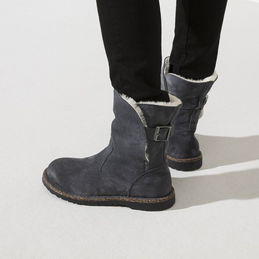 Birkenstock Uppsala Shearling Suede Leather Women's Footwear
