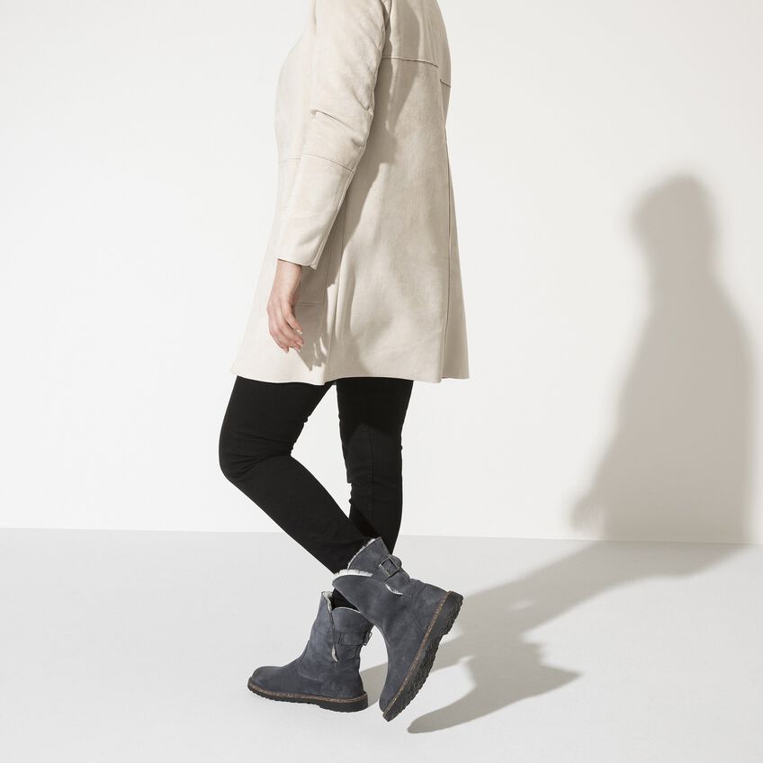 Birkenstock Uppsala Shearling Suede Leather Women's Footwear