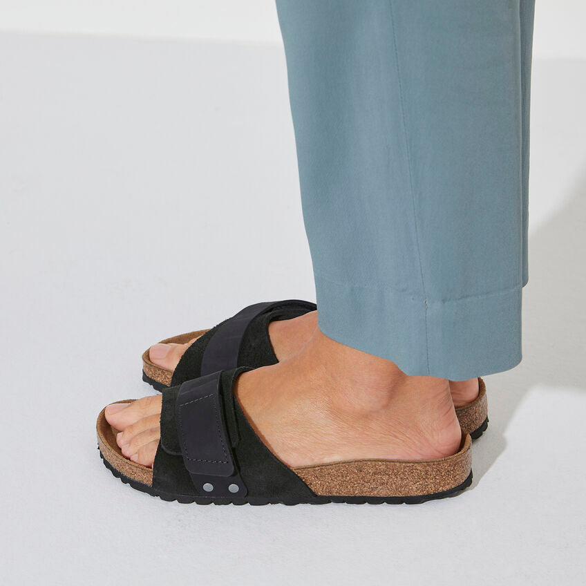 Birkenstock Women's Oita Suede Leather in Black Women's Footwear