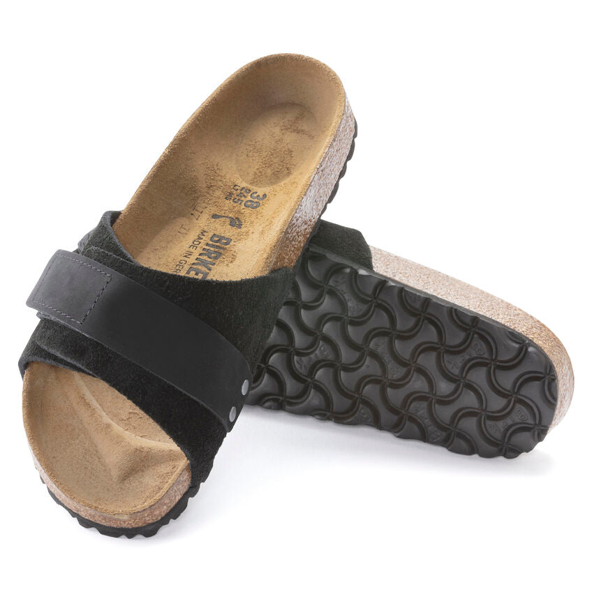 Birkenstock Women's Oita Suede Leather in Black Women's Footwear