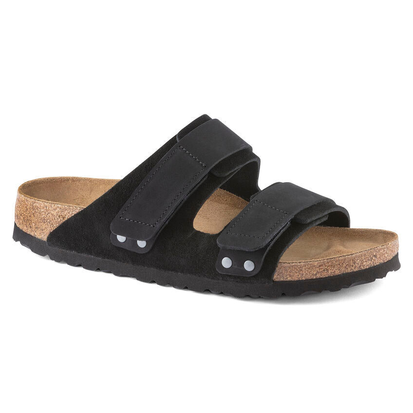 Birkenstock Women's Uji Nubuck-Suede Leather in Black Women's Footwear