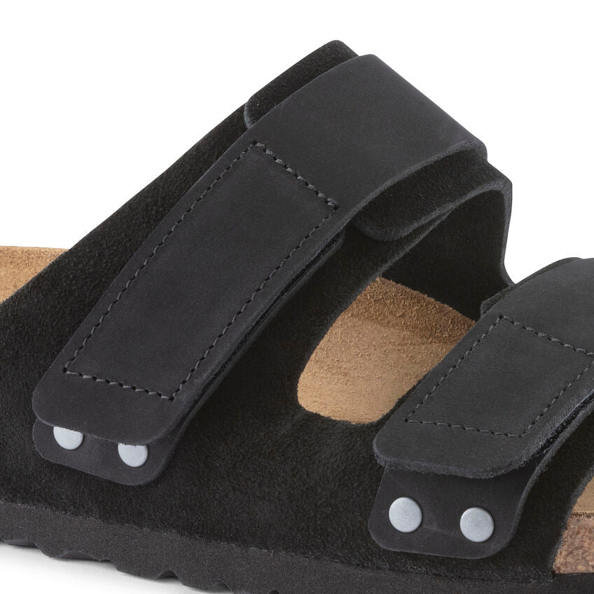 Birkenstock Women's Uji Nubuck-Suede Leather in Black Women's Footwear