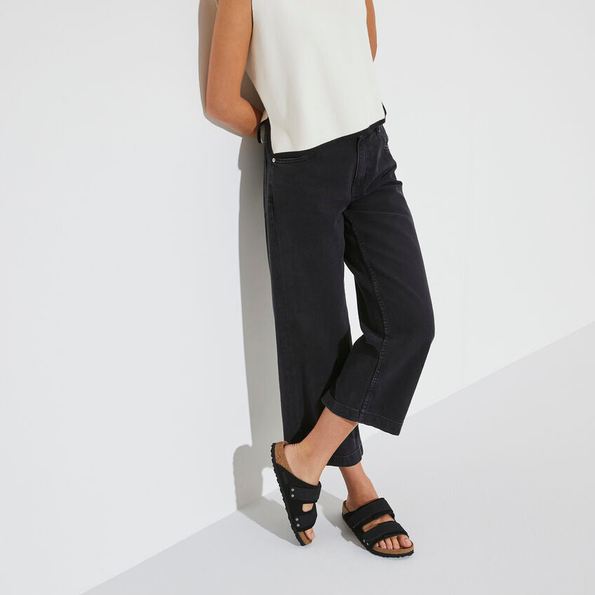 Birkenstock Women's Uji Nubuck-Suede Leather in Black Women's Footwear