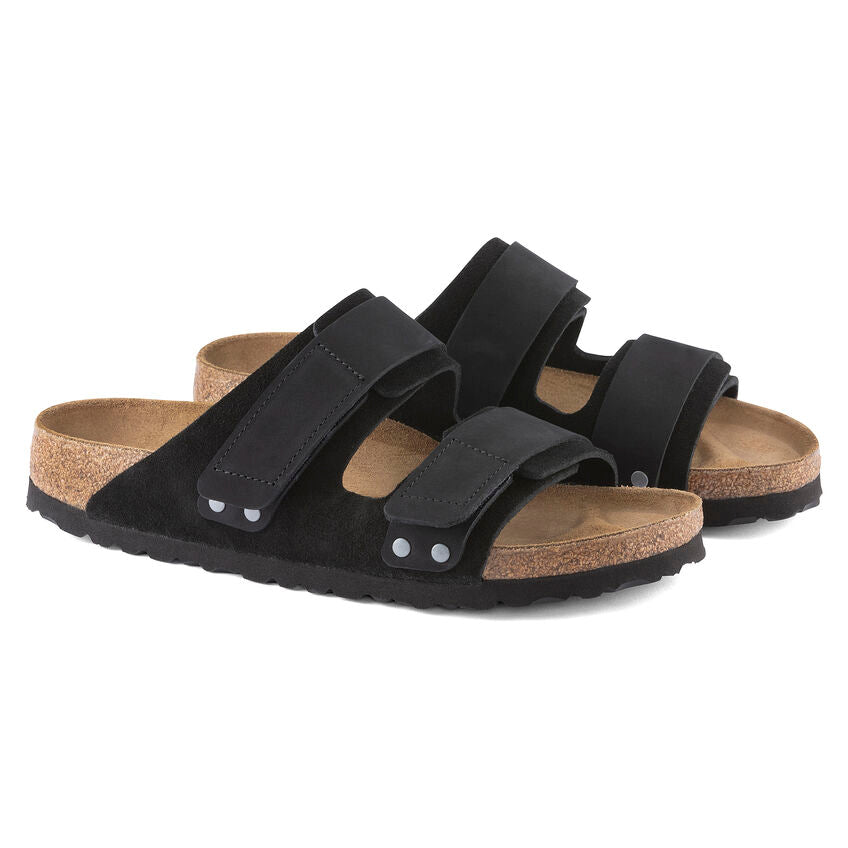 Birkenstock Women's Uji Nubuck-Suede Leather in Black Women's Footwear