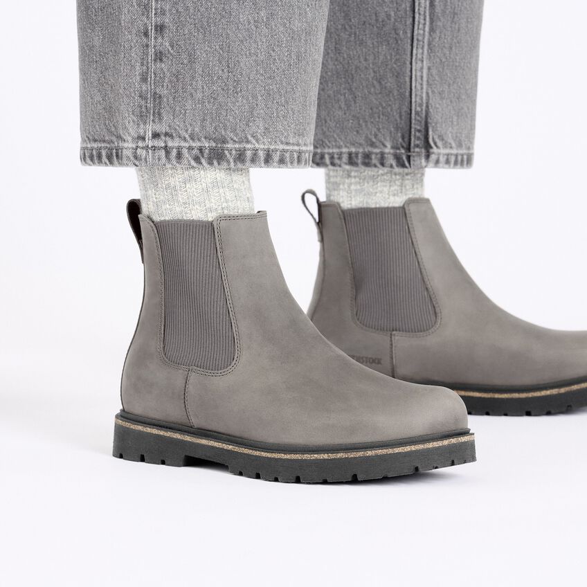 Birkenstock Women's Highwood Slip On Mid in Graphite Women's Boots