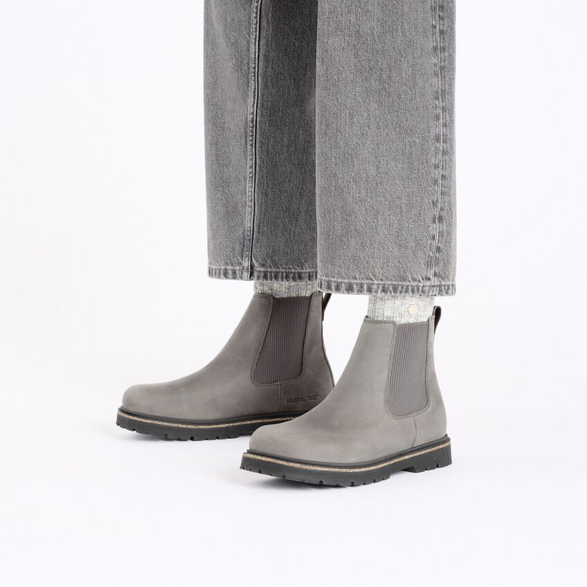 Birkenstock Women's Highwood Slip On Mid in Graphite Women's Boots