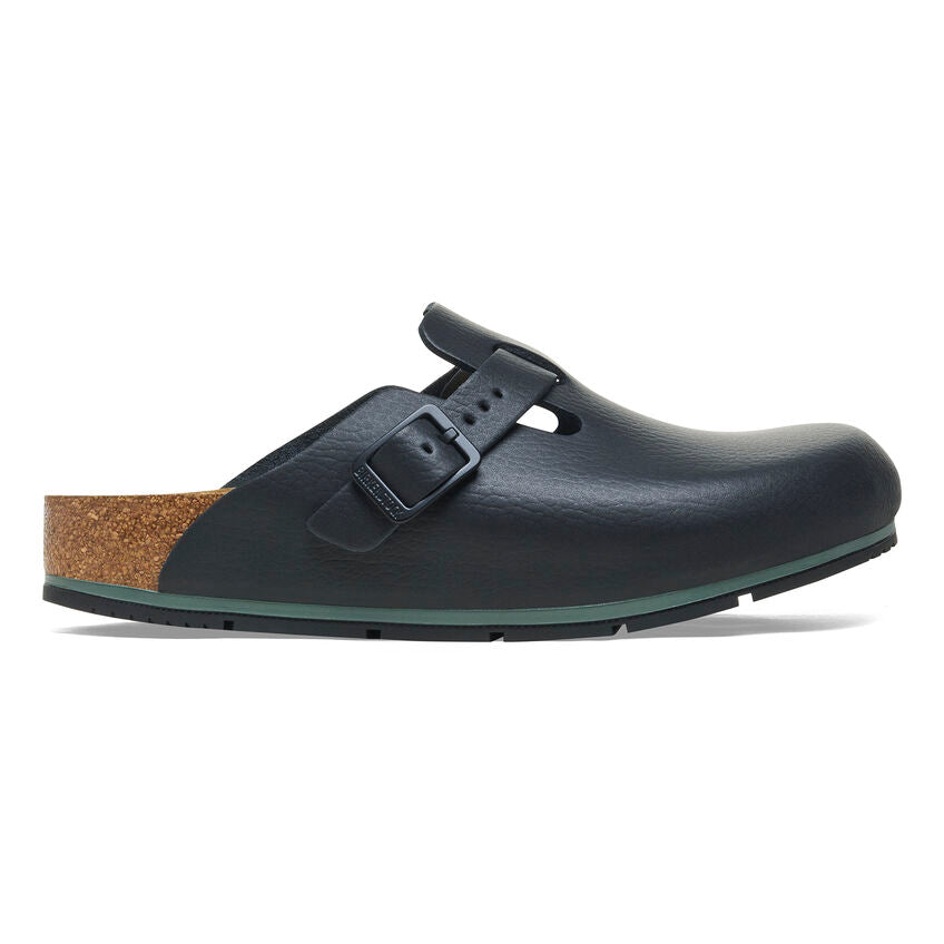 Birkenstock Boston Pro Leather in Black Unisex Footwear