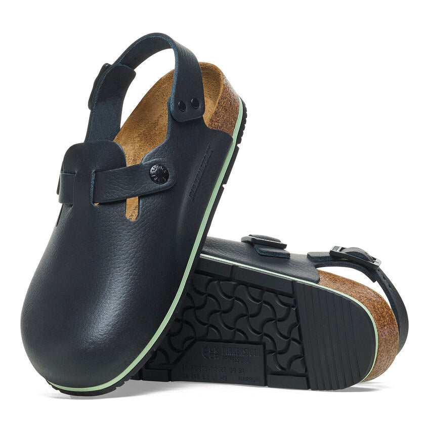 Birkenstock Tokio Pro Leather in Black Unisex Footwear