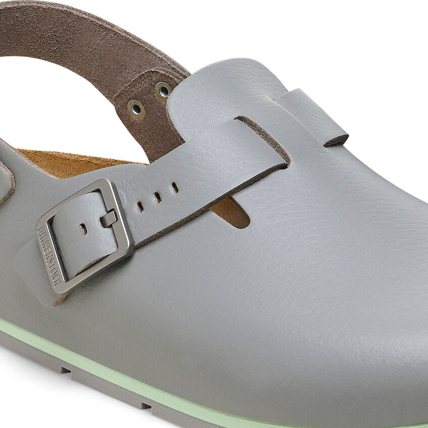 Birkenstock Tokio Pro Leather in Gun Metal Unisex Footwear
