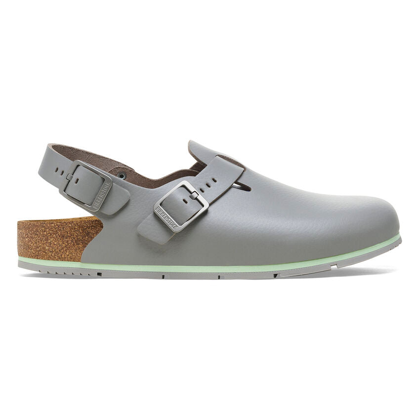 Birkenstock Tokio Pro Leather in Gun Metal Unisex Footwear
