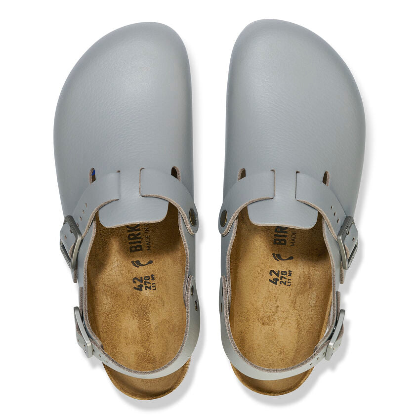 Birkenstock Tokio Pro Leather in Gun Metal Unisex Footwear