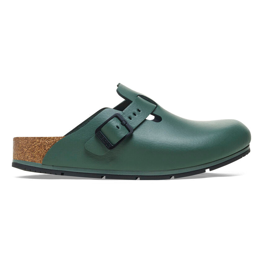 Birkenstock Boston Pro Leather in Thyme Unisex Footwear