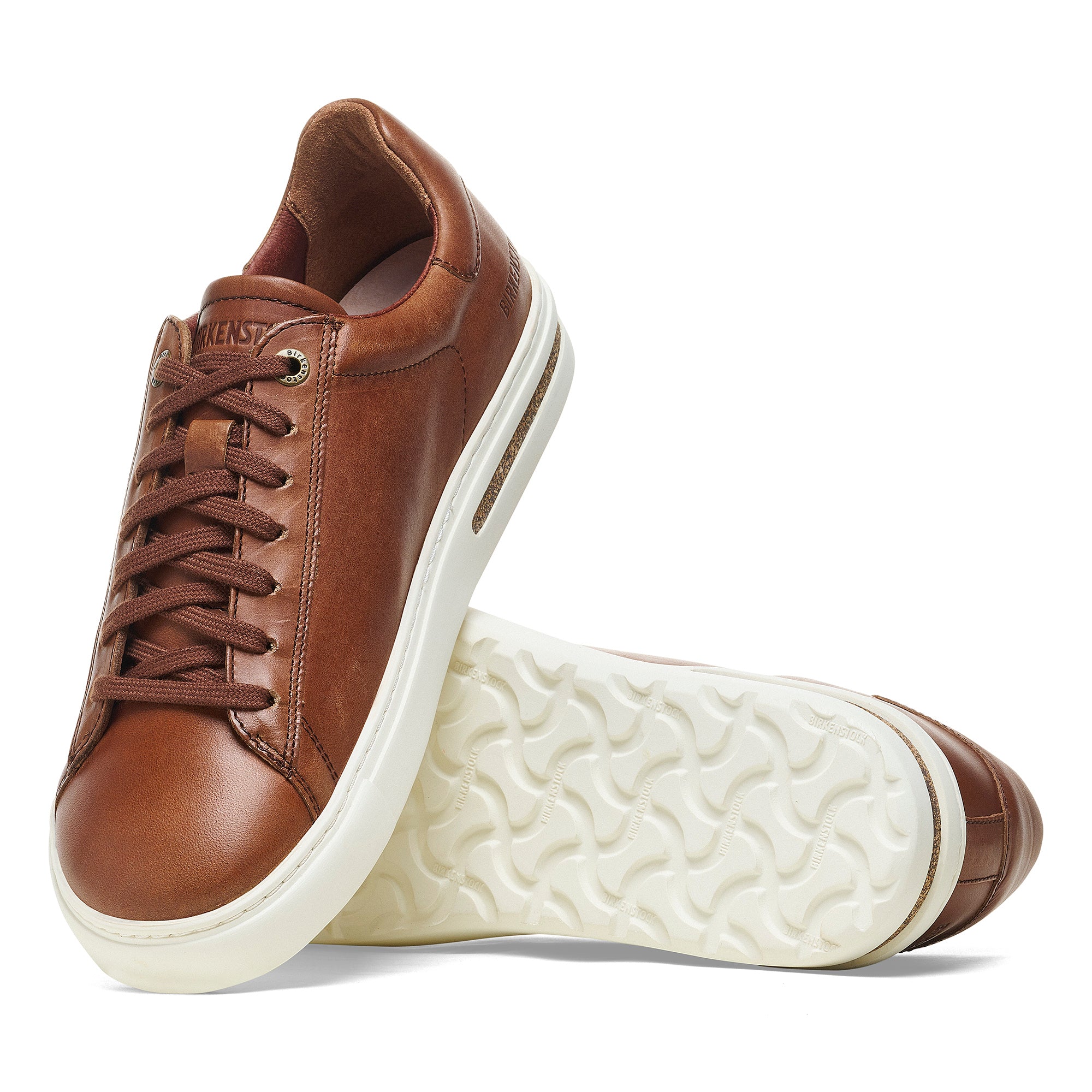 Birkenstock Bend Canvas Suede Low Sneaker in Cognac Men's Footwear