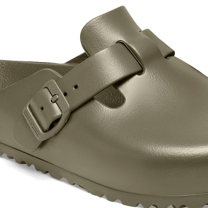 Birkenstock Boston Essentials EVA in Faded Khaki Unisex Footwear