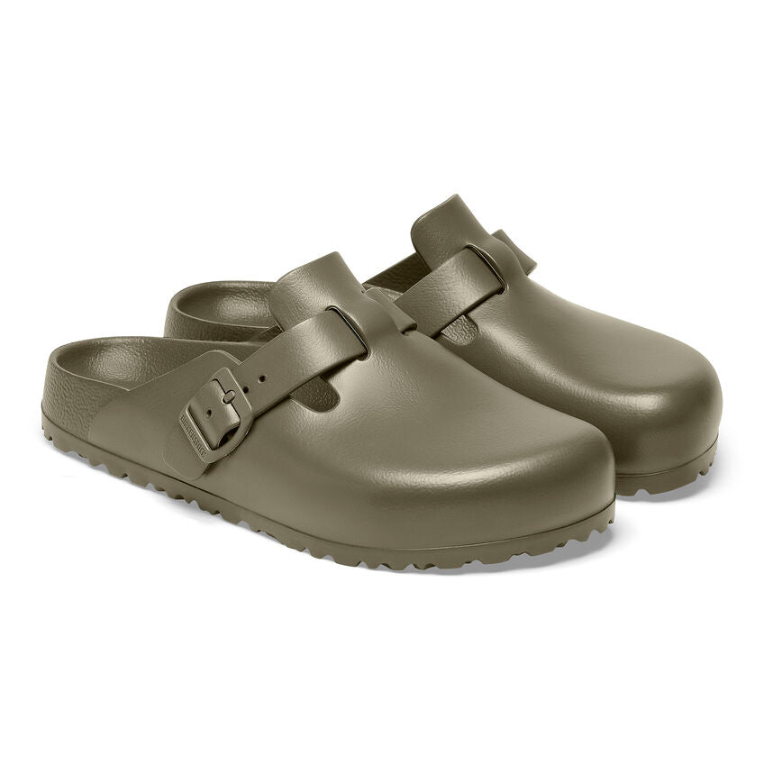 Birkenstock Boston Essentials EVA in Faded Khaki Unisex Footwear