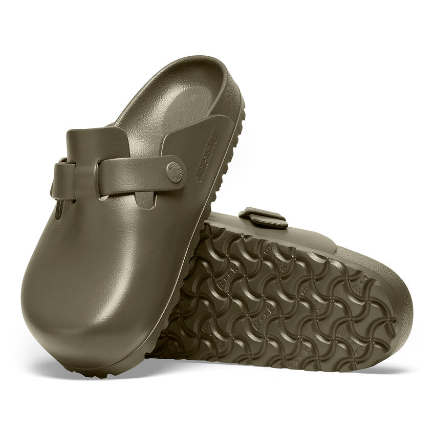 Birkenstock Boston Essentials EVA in Faded Khaki Unisex Footwear